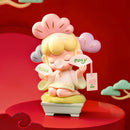 Sfeervolle presentatie van de Carefree Days variant uit de Robotime Nanci Best Wishes blind box serie