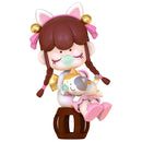 Petting the Cat variant van de Robotime Nanci Blooming Girls blind box serie