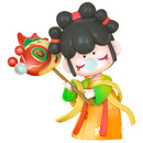 Playing the Fish Lamp variant van de Robotime Nanci Blooming Girls blind box serie