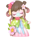 Adoration like Peach Blossom variant van de Robotime Nanci Chinese Poetry blind box serie