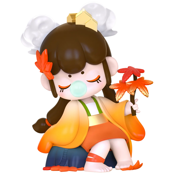 Autumn Fires variant van de Robotime Nanci Chinese Poetry blind box serie