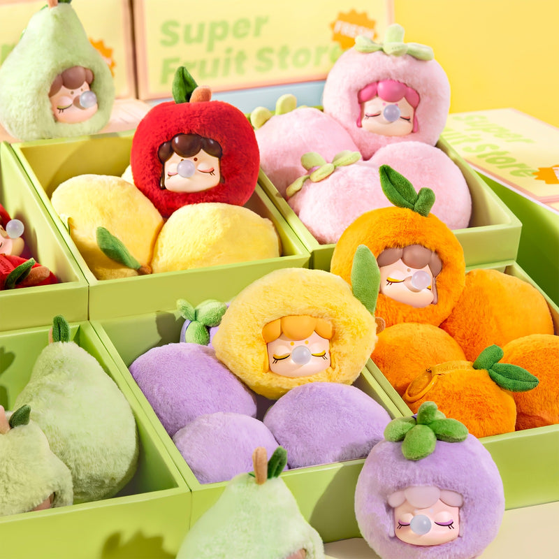 Alle varianten van de Robotime Nanci Fruit Mood Surprise Plush Pendant blind box serie