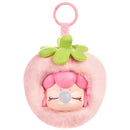 Strawberry variant van de Robotime Nanci Fruit Mood Surprise Plush Pendant blind box serie