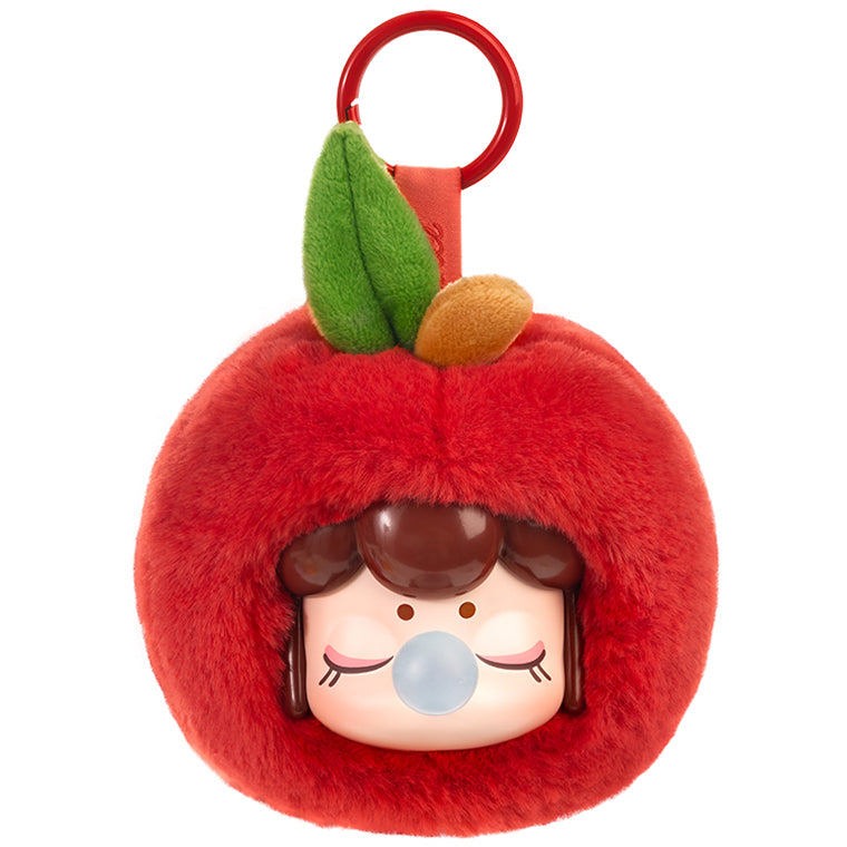 Apple variant van de Robotime Nanci Fruit Mood Surprise Plush Pendant blind box serie
