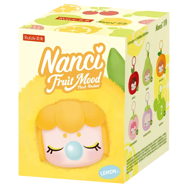 Verpakking van de Robotime Nanci Fruit Mood Surprise Plush Pendant blind box serie