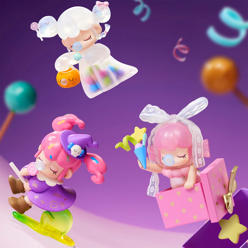 Ghost, Surprise Gift en Witch varianten van de Robotime Nanci Sweet Time blind box serie