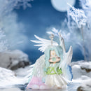 Sfeervolle presentatie van de zeldzame White Peacock variant van de Robotime Nanci’s Oriental Auspiciousness blind box serie
