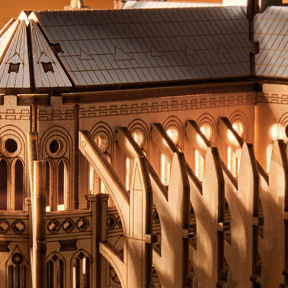 Robotime Paris Cathedral | Houten set Notre-Dame | Robotime Nederland