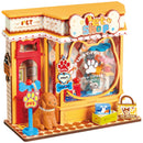 Productfoto van de Robotime Pawfect Pet Shop, bouwpakket voor een miniatuurhuisje van een schattige dierenwinkel