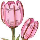 Close-up van de bloemen van de Robotime Pink Tulip