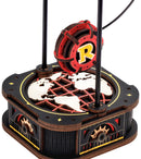 Close-up van de pendule van de Robotime Sky Captain, modelbouw van een schommelend vliegtuig