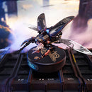 Sfeervolle presentatie van de Robotime Storm Beetle, elektrisch bouwpakket van een vliegend hert in steampunk stijl