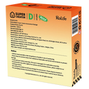 Achterkant verpakking van de Robotime Super Creator Roof (D), dakje dat geschikt is voor de kunststof huisjes en dakterassen van de Super Creator serie