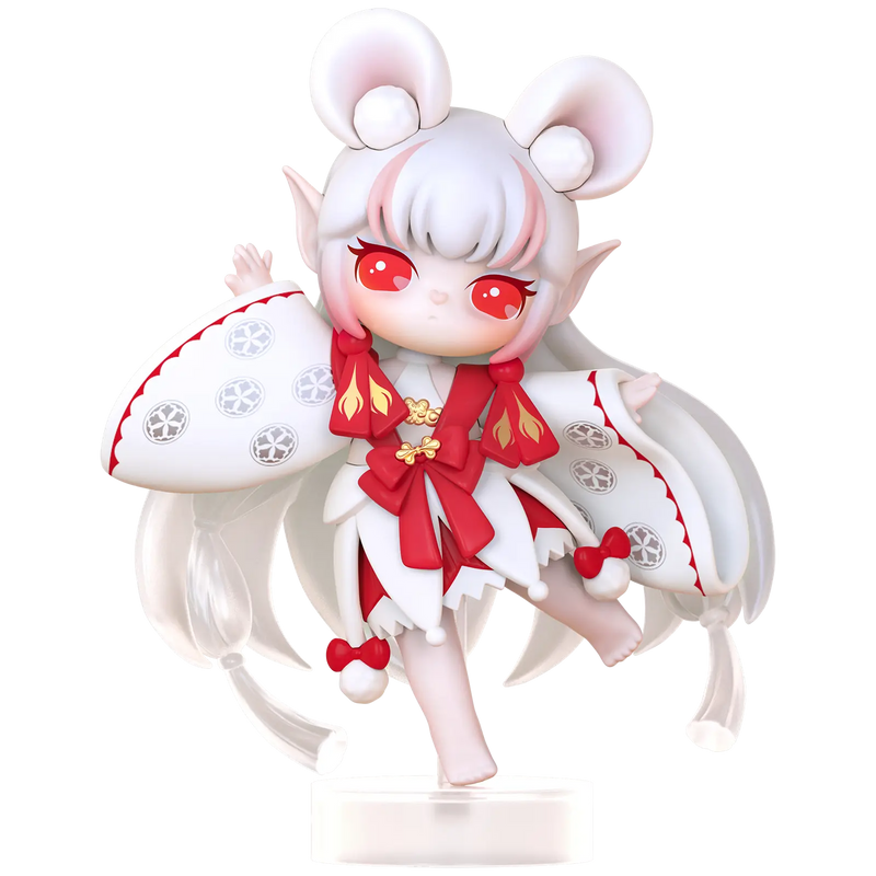 White-haired Rat variant van de Robotime Suri’s Journey to the West blind box serie