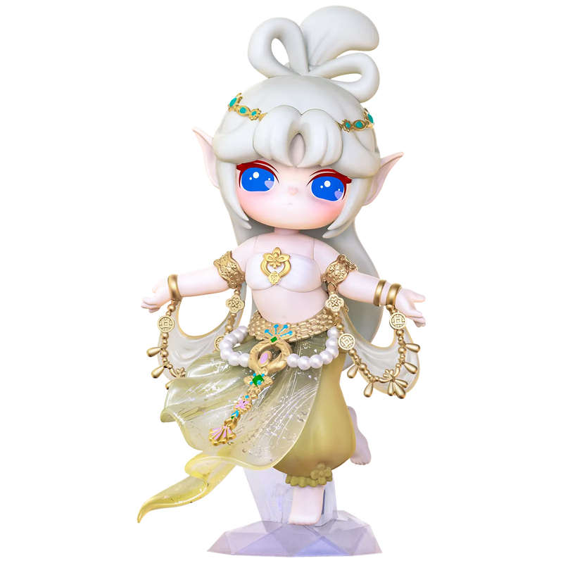 Jewelry Merchant variant van de Robotime Suri’s Lingfeng Town blind box serie