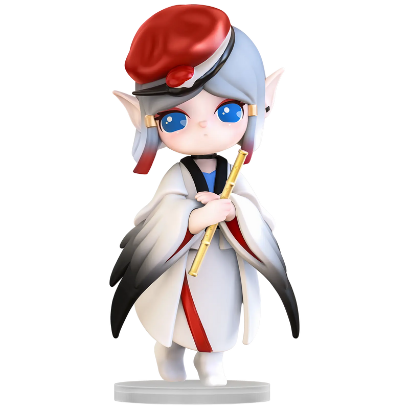 Leisurely Musician variant van de Robotime Suri’s Nine Spirits of the Peach Blossom Land blind box serie