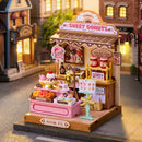 Sfeervolle presentatie van de Robotime  Robotime Sweetie's Donut Shop