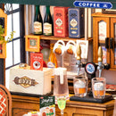 De tap en drankjes bij de bar van de Robotime Tipsy Restaurant