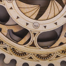 Detail van het deksel van de Robotime Treasure Box