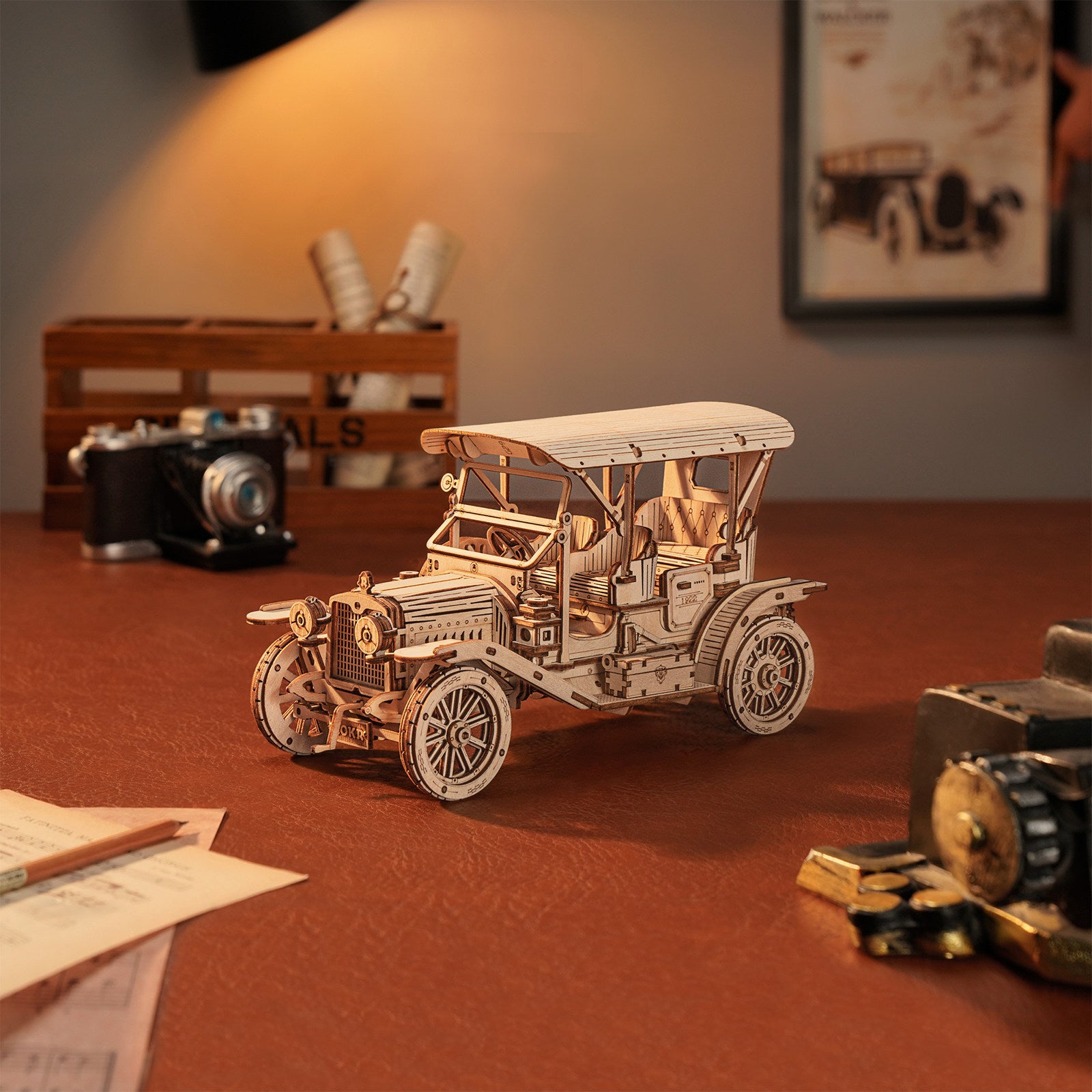 Robotime Vintage / Classic Car | Houten 3D DIY bouwset | Robotime Nederland