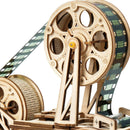 Close-up van de spoel van de  Robotime Vitascope