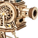 Details van de lens en behuizing van de Robotime Vitascope