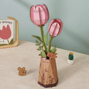 Robotime Pink Tulip / Roze Tulp TW082