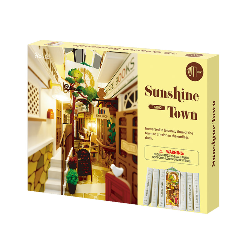 Robotime Book Nook Sunshine Town TGB02