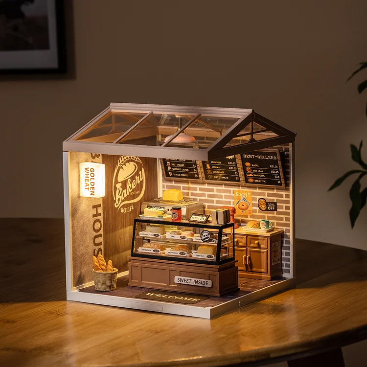 Robotime Golden Wheat Bakery DW005