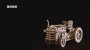 Sfeervideo van de Robotime Tractor, mechanische houten modelbouw