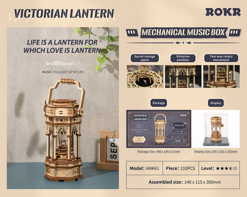 Robotime Victorian Lantern AMK61