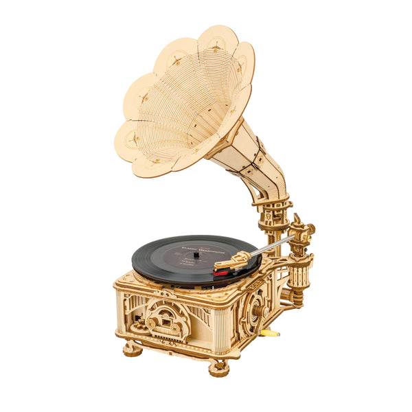 Robotime Classical Gramophone (Elektrisch Model) LKB01D