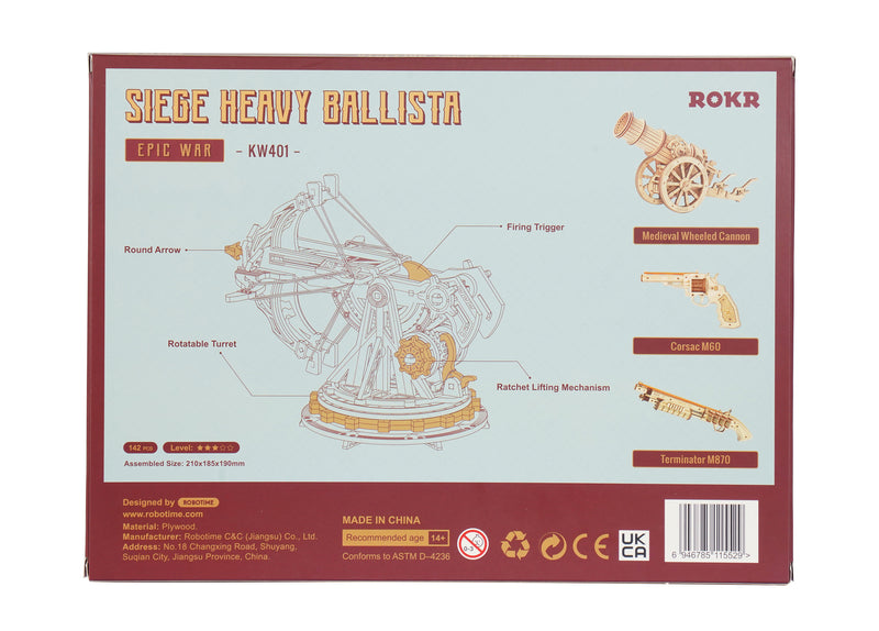 Robotime Siege Heavy Ballista KW401