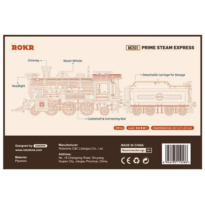 Robotime Prime Steam Express MC501