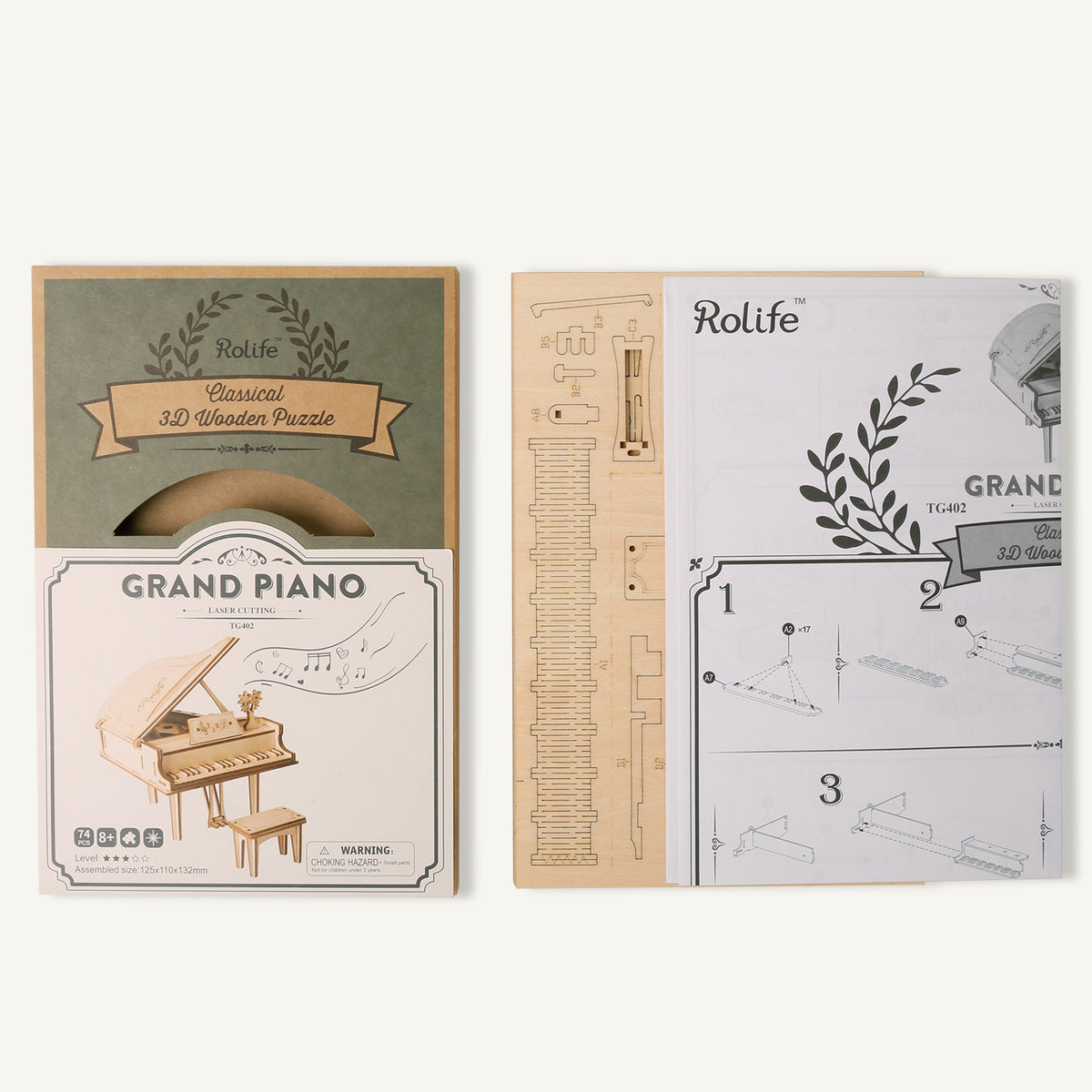Stagecoach Music Box | Houten 3D DIY muziekdoos