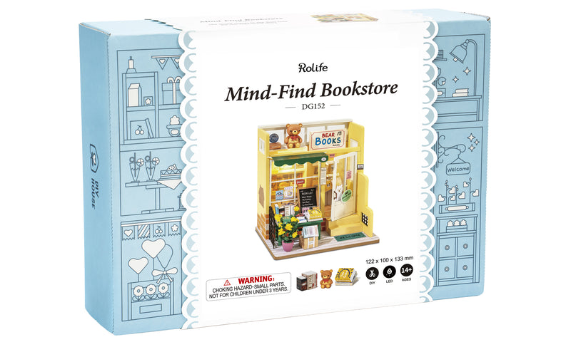 Robotime Mind-Find Bookstore DG152
