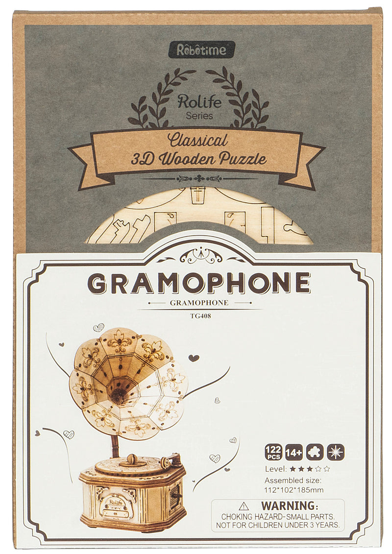 Robotime Gramophone TG408