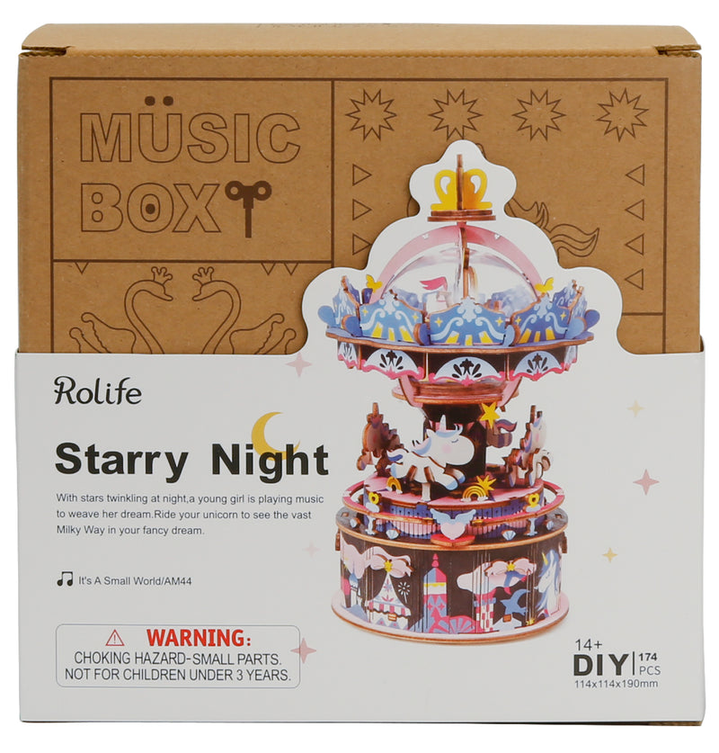 Robotime Starry Night Music Box AM44
